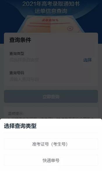 選擇查詢類型